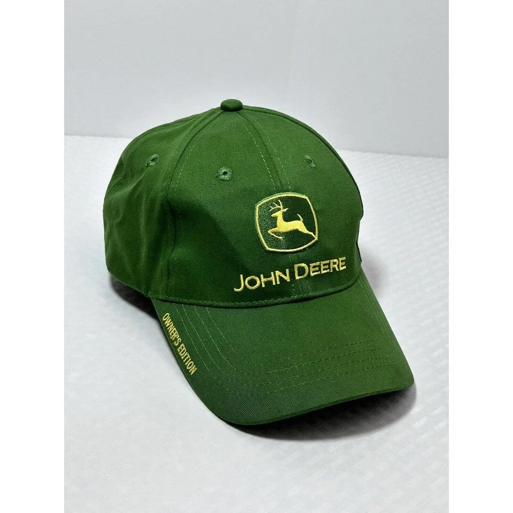 John Deere Hat Adjustable Cap Owner's‎ Edition Green Nothing Runs Like A Deere
